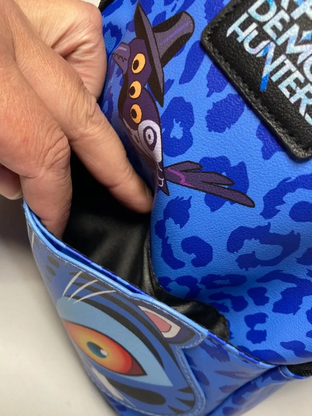 K-POP Demon Hunters Kids Backpack with Cat Face 10” x9”